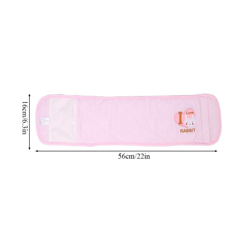Hztyyier Baby Belly Belt, Newborn Abdomen Keep Warm Button Band Children Waist Support Band for Toddler Boys or Girls, 22inchx6.3inch() - Image 2